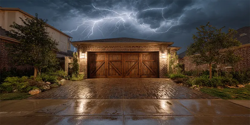 Storm-Ready Garage Doors in Dallas, TX Shielding Your Home from Hail, High Winds n Flash Flooding